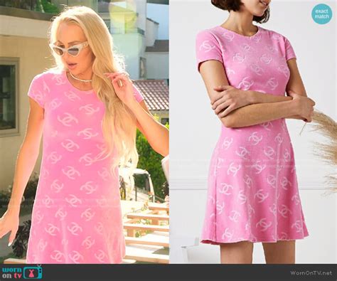 christine quinn pink chanel dress|christine quinn selling dresses.